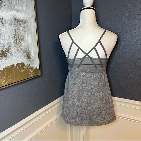 Lululemon Just Breathe Heathered Slate Tank Top - Picture 9 of 13